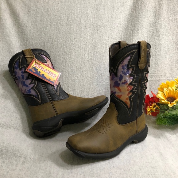 NWT - Durango Boots with ‘Live’ Holographic Designs - Picture 1 of 16